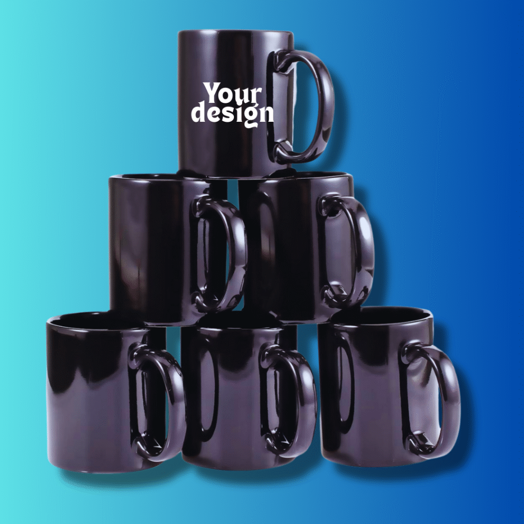 Ceramic Coffee Mug – Black (Bulk)