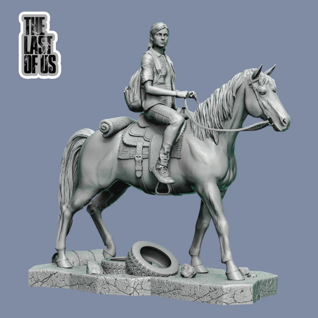 Ellie Riding a Horse – The Last of Us - Image 2