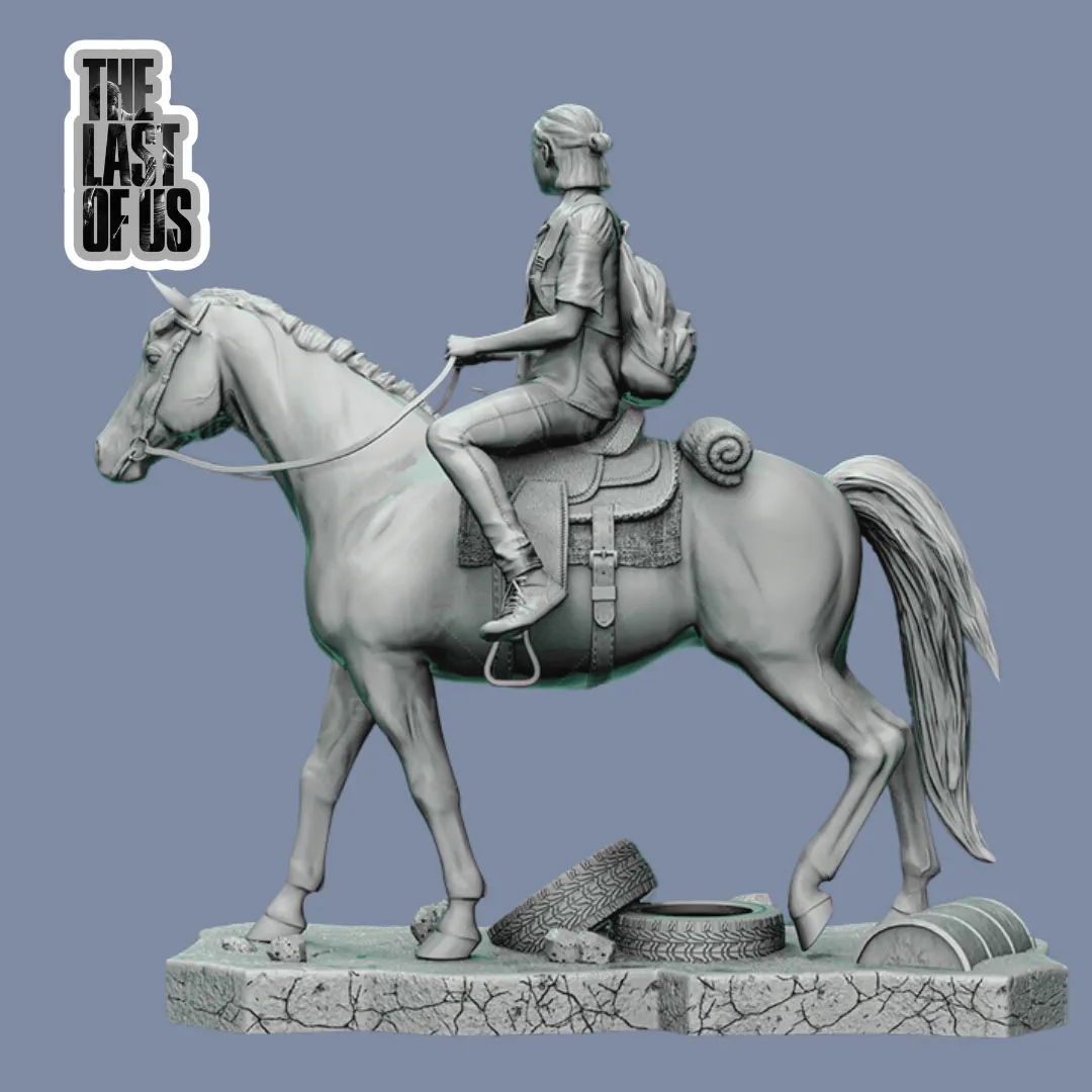Ellie Riding a Horse – The Last of Us - Image 3