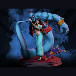 Princess Jasmine & Genie – Aladdin