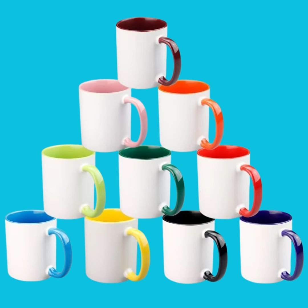 Ceramic Coffee Mug - Multi-Coloured - Image 2