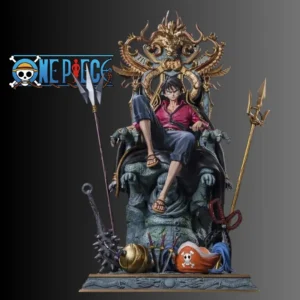 Luffy on Throne - King of Pirates - One Piece
