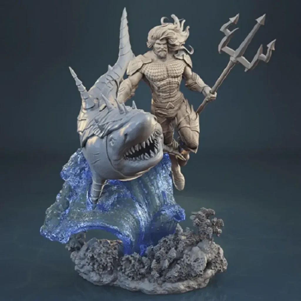 Aquaman with Shark