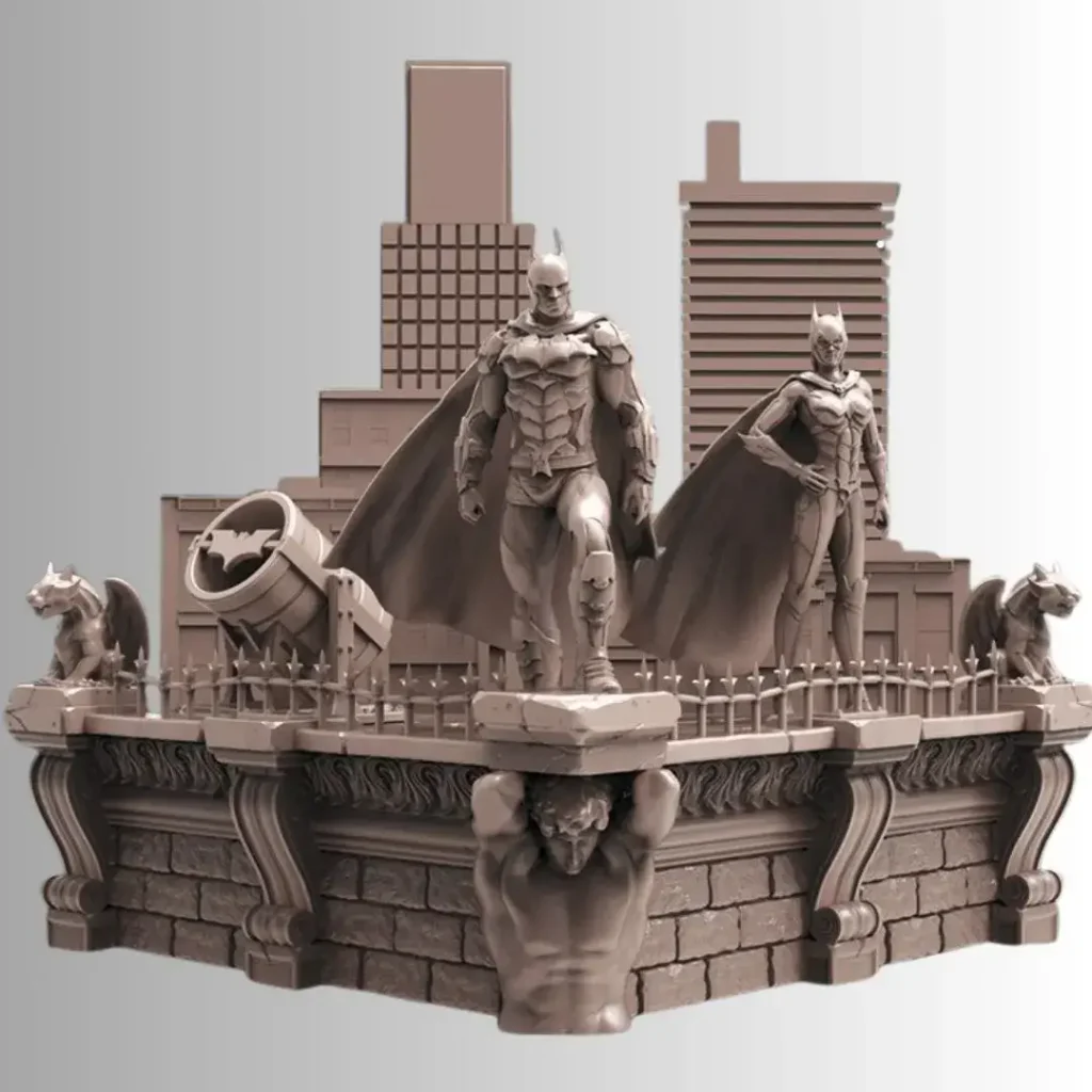 Batman Gotham’s skyline Diorama